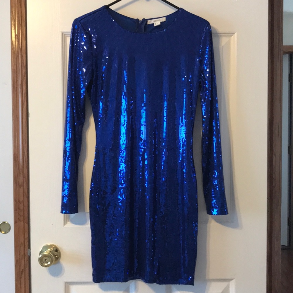 Sparkly Blue mini dress worn once!